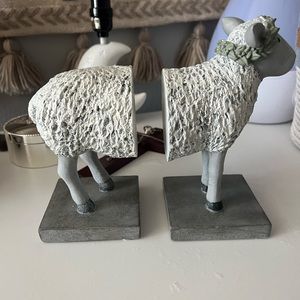 Sheep bookend decor - nursery room